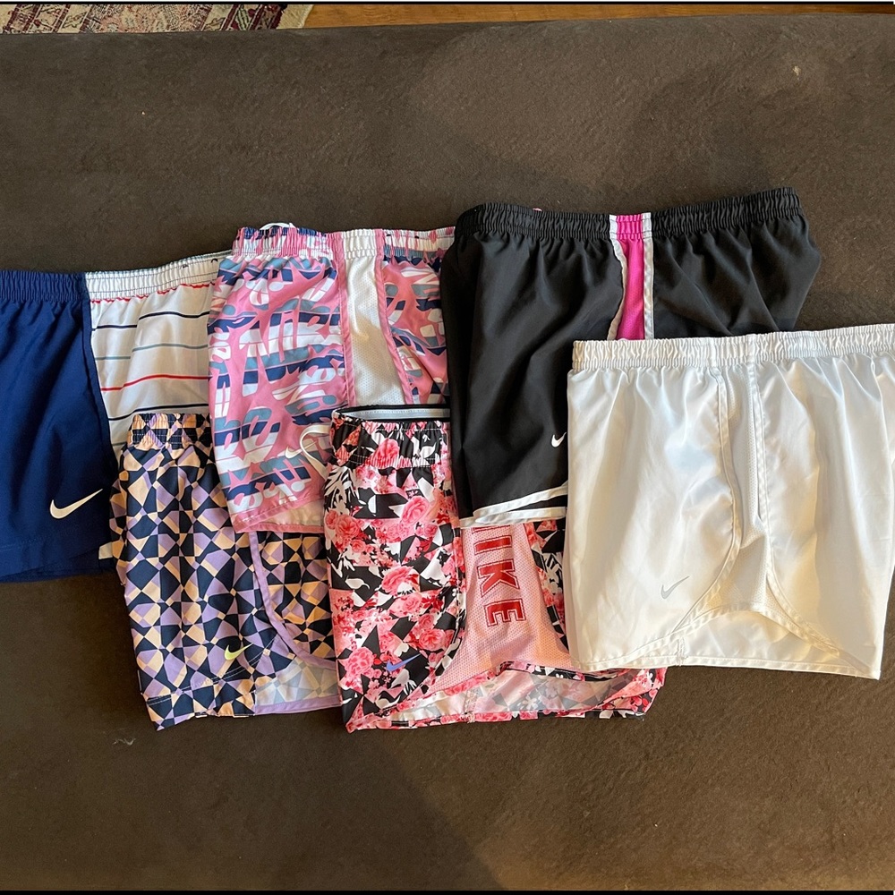 Girls set of 6 Nike Dri-Fit Shorts